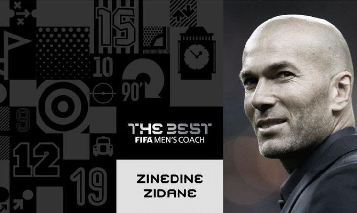 Зидан признан лучшим тренером в мире по версии FIFA