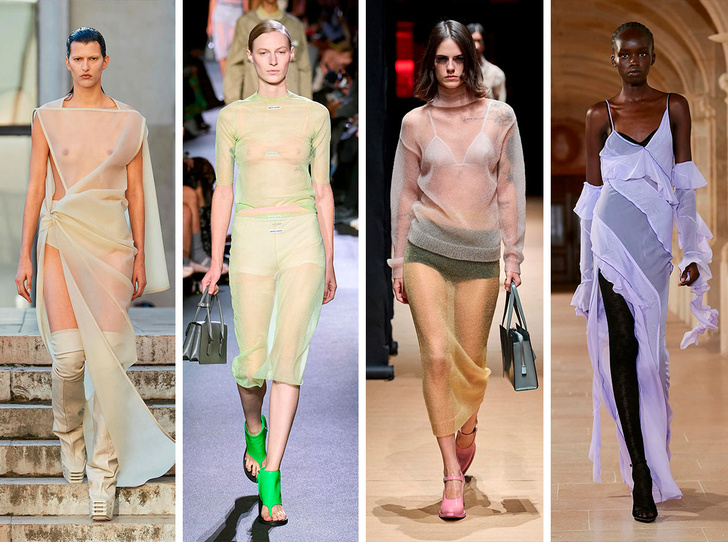 Весенне-летняя мода: 4 идеи, как носить прозрачное кружевное платье